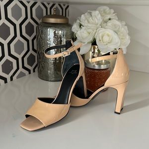Marc Fisher Nude Patent Sandals